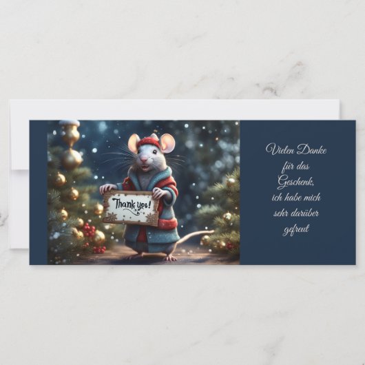 Dankesgrüße von der kleinen Ratte (Voorkant)