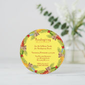 Danketegencirkel diner kaart (Staand voorkant)