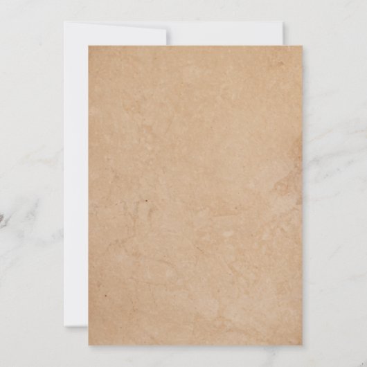 Danketjesdiner Rustieke Oude Pompoen Herfst Kaart (Achterkant)