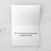 ***DANKFUL*** BIJ THANKSGIVING OF OM HET EVEN WELK KAART (Binnen)