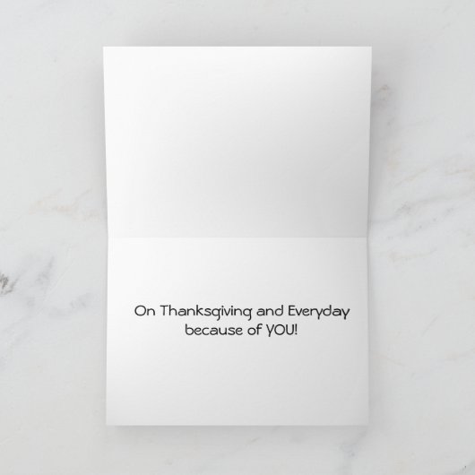 ***DANKFUL*** BIJ THANKSGIVING OF OM HET EVEN WELK KAART (Binnen)