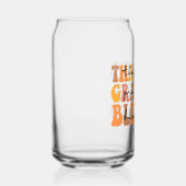 Dankful Grateful Blessed Blikvorm Glas (Rechts)