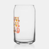 Dankful Grateful Blessed Blikvorm Glas (Links)