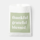 Dankful Grateful Blessed | Citaat Thanksgiving Bedankzakje (Voorkant)