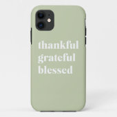 Dankful Grateful Blessed | Citaat Thanksgiving Case-Mate iPhone Case (Achterkant)