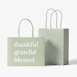 Dankful Grateful Blessed   Citaat Thanksgiving Groot Cadeauzakje