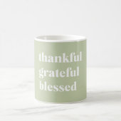 Dankful Grateful Blessed | Citaat Thanksgiving Koffiemok (Center)
