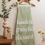 Dankful Grateful Blessed | Citaat Thanksgiving Schort<br><div class="desc">Dankful Grateful Blessed | Citaat Thanksgiving</div>