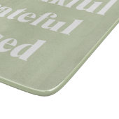 Dankful Grateful Blessed | Citaat Thanksgiving Snijplank (Hoek)