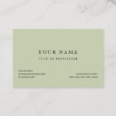 Dankful Grateful Blessed | Citaat Thanksgiving Visitekaartje (Achterkant)