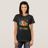 Dankful Grateful Blessed Grammy Pumpkins Thanksgi T-shirt (Voorkant volledig)