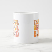 Dankful Grateful Blessed Grote Koffiekop (Voorkant)
