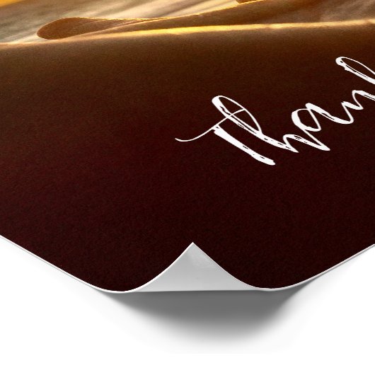 Dankful Grateful Blessed Hawaiian Sunrise Poster (Hoek)