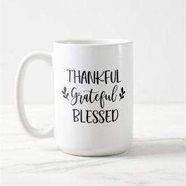 Dankful Grateful Blessed Koffiemok