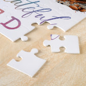 Dankful Grateful Blessed Legpuzzel (Zijkant)