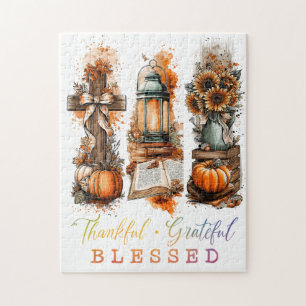 Dankful Grateful Blessed Legpuzzel