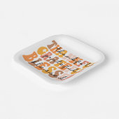 Dankful Grateful Blessed Papieren Bordje (Gebogen)