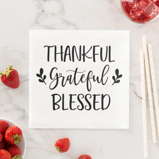 Dankful Grateful Blessed Servet (Insitu)