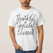Dankful Grateful Blessed T-shirt (Voorkant)