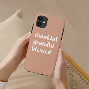 Dankful Grateful Blessed   THANKSGIVING Case-Mate iPhone Case