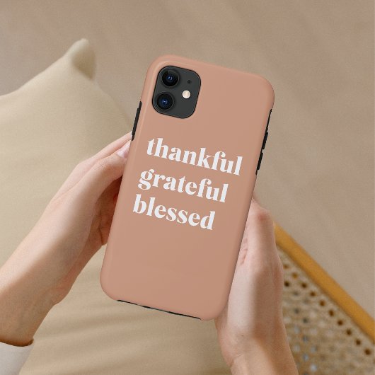Dankful Grateful Blessed | THANKSGIVING Case-Mate iPhone Case