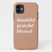 Dankful Grateful Blessed | THANKSGIVING Case-Mate iPhone Case (Achterkant)