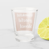 Dankful Grateful Blessed | THANKSGIVING Shot Glas (Achterkant)