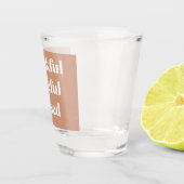 Dankful Grateful Blessed | THANKSGIVING Shot Glas (Rechts)