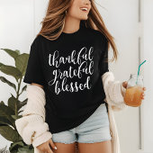 Dankful Grateful Blessed | THANKSGIVING Tri-Blend Shirt