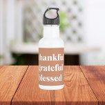 Dankful Grateful Blessed | THANKSGIVING Waterfles<br><div class="desc">Dankful Grateful Blessed | THANKSGIVING</div>