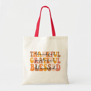 Dankful Grateful Blessed Tote Bag