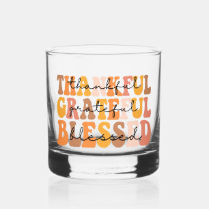 Dankful Grateful Blessed Whisky Glas