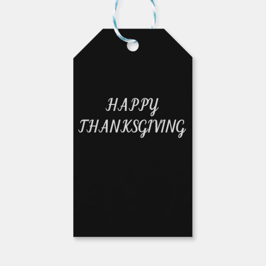 DANKFUL GRATEFUL BLESSEN THANKSGIVING CADEAULABEL (Achterkant)