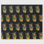 DANKFUL GRATEFUL BLESSEN THANKSGIVING CADEAUPAPIER (Vlak)