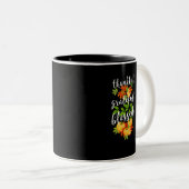 DANKFUL GRATEFUL BLESSEN THANKSGIVING TWEEKLEURIGE KOFFIEMOK (Voorkant rechts)