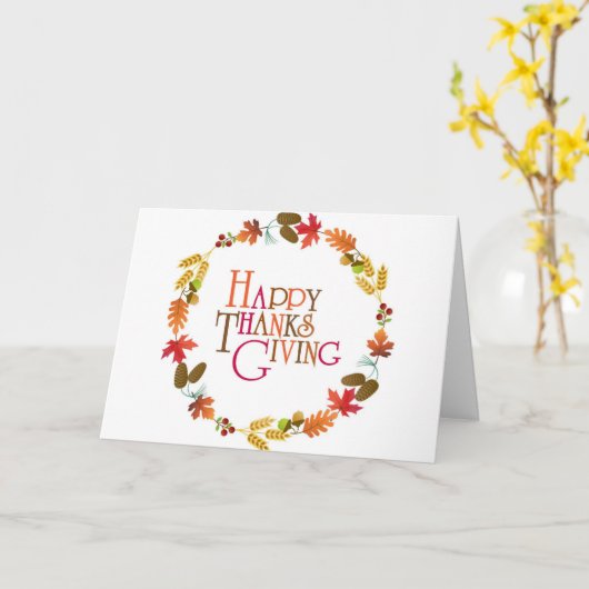 DANKFUL VOOR *U* OP DE THANKSGIVING KAART (Gele Bloem)