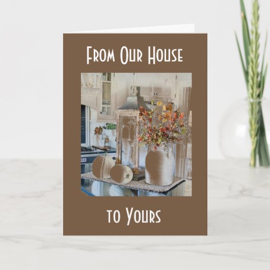 ***DANKFUL VOOR U*** TIJD VAN HET JAAR OM DIT TE Z FEESTDAGEN KAART (Voorkant)