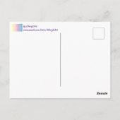 Dankgebed voor vrede en vrouwenrechten briefkaart (Achterkant)