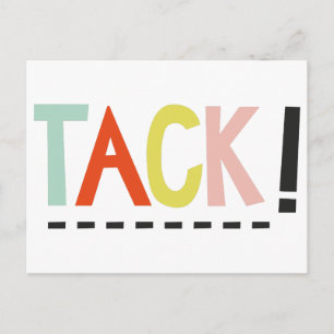 DANKJE! Kleuren Ansichtkaart Briefkaart