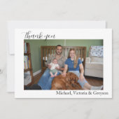 Dankjewel Baby Kaart (Voorkant)