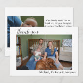 Dankjewel Baby Kaart (Voorkant / Achterkant)
