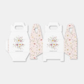 Dankjewel Bloemen Vintage Bedankdoosjes (Uitgevouwen)