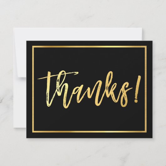 DANKJEWEL-BREFJE handgeschreven gouden schrift zwa Kaart (Voorkant)