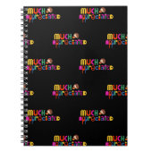 Dankjewel cadeau zwart kleurrijk zeer gewaardeerd notitieboek (Voorkant)