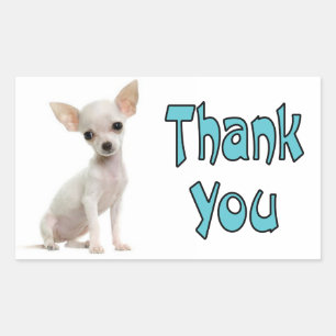 Dankjewel Chihuahua Puppies Hond Sticker