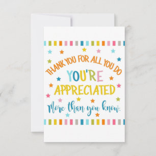 dankjewel , dank u . kaart