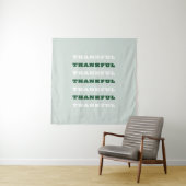 Dankjewel, dankbaarheid, Groen Wandkleed (In situ)