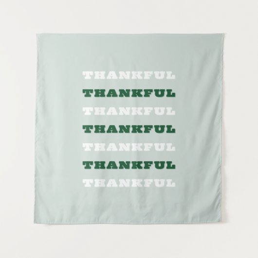 Dankjewel, dankbaarheid, Groen Wandkleed (Voorkant)