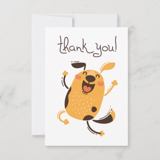 Dankjewel Dankjewel Bedankkaart (Voorkant)