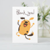 Dankjewel Dankjewel Bedankkaart (Staand voorkant)